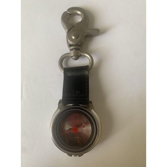 Craftsman Relic‎ Men Pocket Watch Stainless Steel Fob Clip With Compass. - Picture 2 of 8
